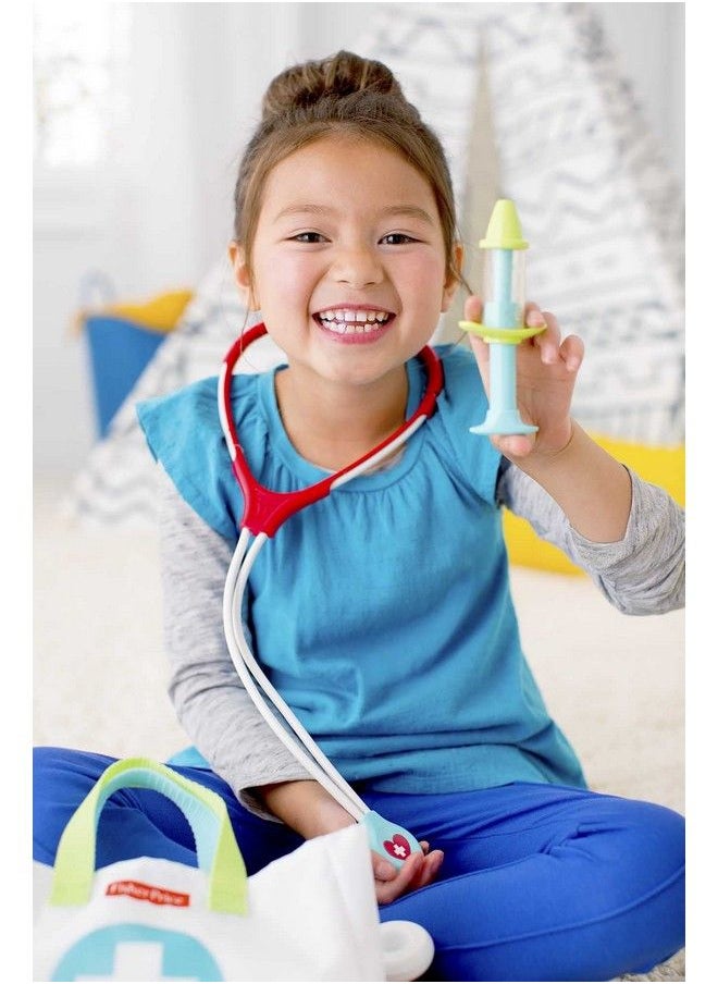 Fisher-Price - Medical Kit, 7Piece Doctor Roleplay Set For Preschool Pretend Play Ages 3 Years And Up - Image 1