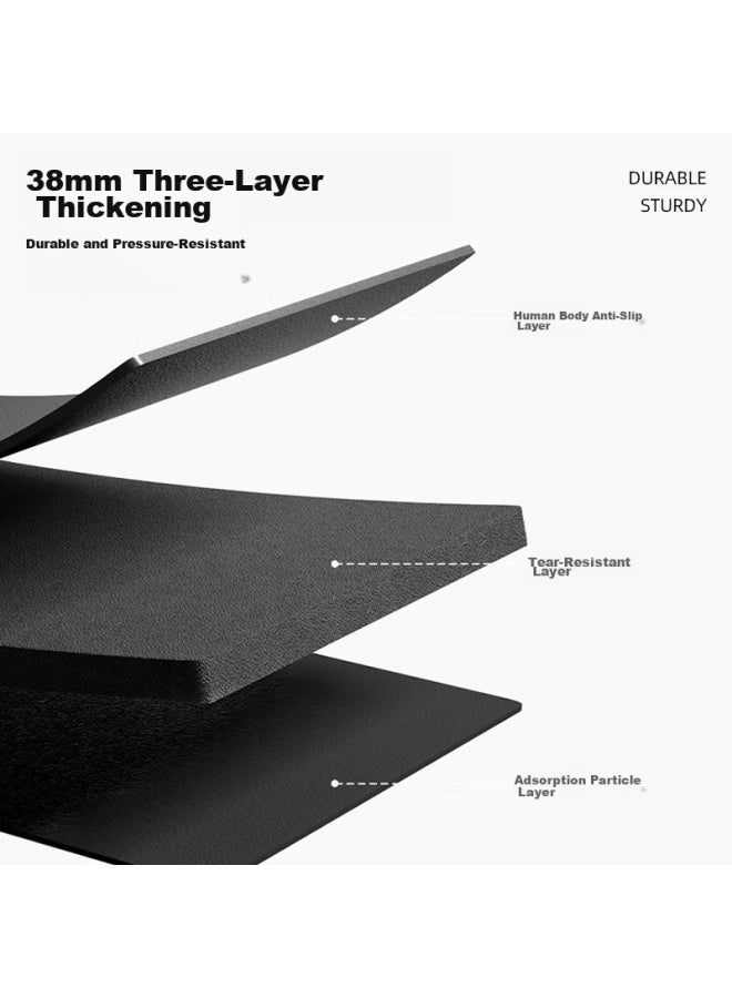 Li-Ning Li-ning Ab Wheel Specialized Abdominal Wheel Pad, Yoga Mat For Men, Fitness Kneeling Pad, Training Exercise Abdominal Thickener - Image 5