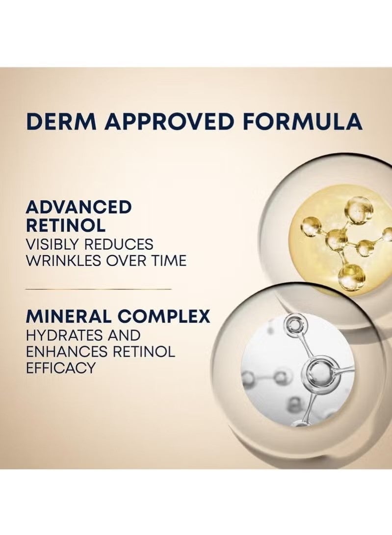 RoC Retinol Correxion Deep Wrinkle Retinol Face Serum with Ascorbic Acid, Daily Anti-Aging Skin Care Treatment for Fine Lines, Dark Spots, Acne Scars, 1 Ounce - Image 3