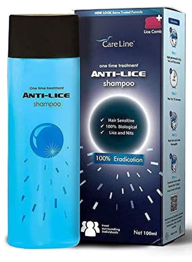 كير لاين شامبو ضد القمل - 100 مل - Image 2