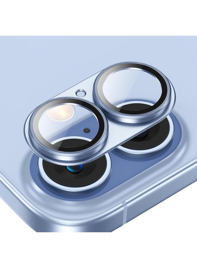 ACLIX Camera Lens Protector for iPhone 17, Shatterproof, Ultra-thin Aluminum Alloy Ring, Camera Lens Protective Film,  (Blue) - Image 1