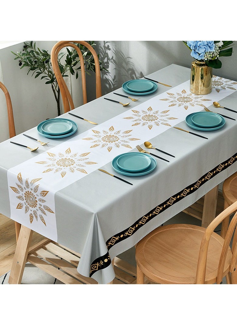 EBMINI - New PVC Waterproof Dining Table Cloth - Image 1