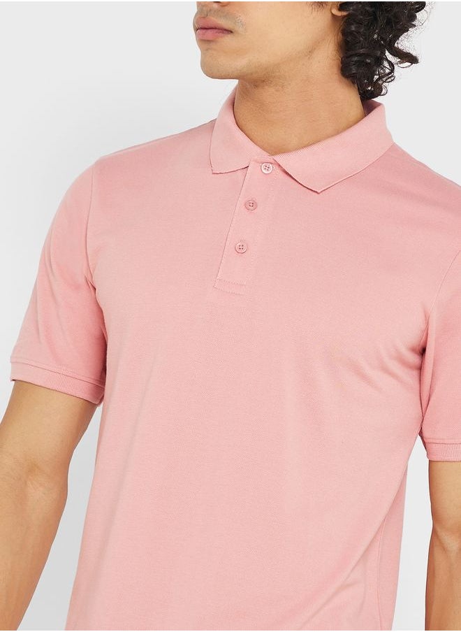 Seventy Five Basics Essential Pique Polo Shirt  - Image 3