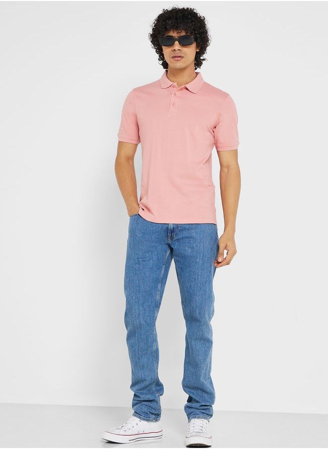Seventy Five Basics Essential Pique Polo Shirt  - Image 4