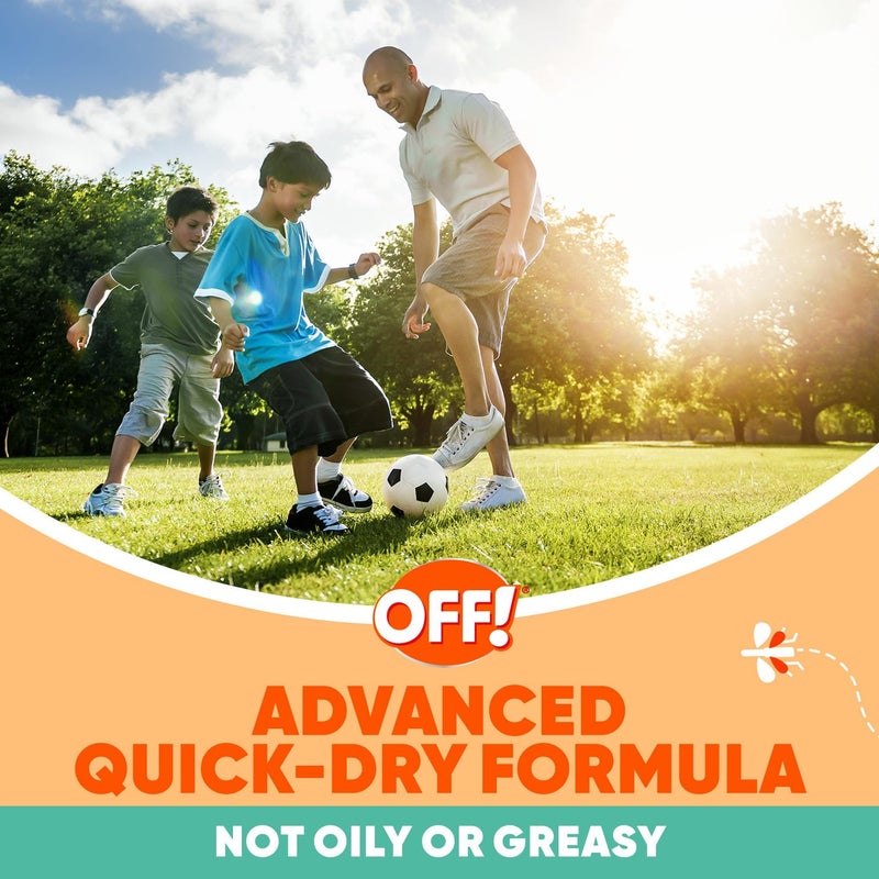 أوف! عن! طارد الحشرات والبعوض من Family Care، رذاذ للحشرات يحتوي على 15% DEET، يحمي من البعوض، 4 أونصة، عدد 2 - Image 3