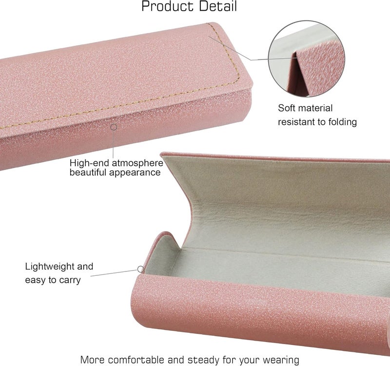 VisionGlobal Hard Shell Eyeglass Case for Eyeglasses and Sunglasses for Men/Women and Kids - Image 2