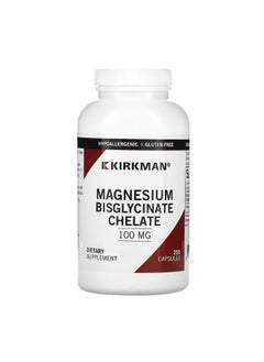 Kirkman Labs Magnesium Bisglycinate Chelate 100 mg 250 Capsules  - Image 1