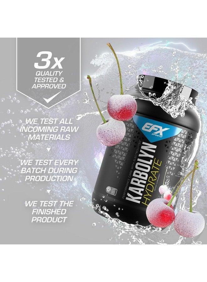 EFX Sports Karbolyn Hydrate | Carbohydrate Powder + Electrolytes | Sugar Free Sports Drink Mix | Fuel & Hydration | Stimulant Free | 66 Servings (White Cherry Frost) - Image 5
