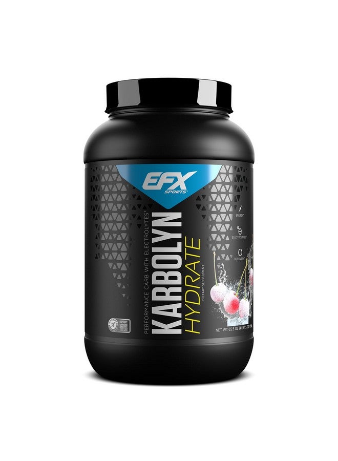 EFX Sports Karbolyn Hydrate | Carbohydrate Powder + Electrolytes | Sugar Free Sports Drink Mix | Fuel & Hydration | Stimulant Free | 66 Servings (White Cherry Frost) - Image 1