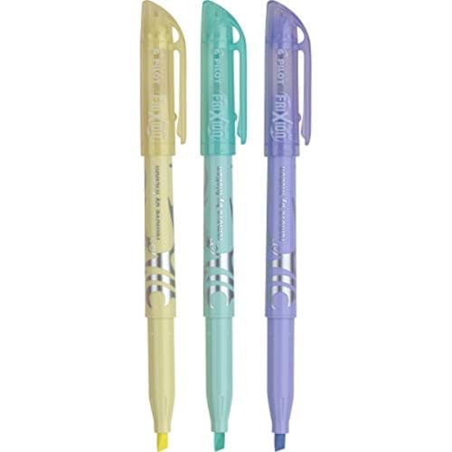 Pilot, FriXion Light Pastel Erasable Highlighters, Chisel Tip, Pack of 3, Pastel Yellow, Green & Purple - Image 2