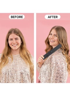 L'ANGE HAIR Le Duo 360° Airflow Styler | 2-in-1 Curling Wand & Titanium Flat Iron Hair Straightener | Professional Hair Curler with Cooling Air Vents | Dual Voltage & Adjustable Temp  - Image 3