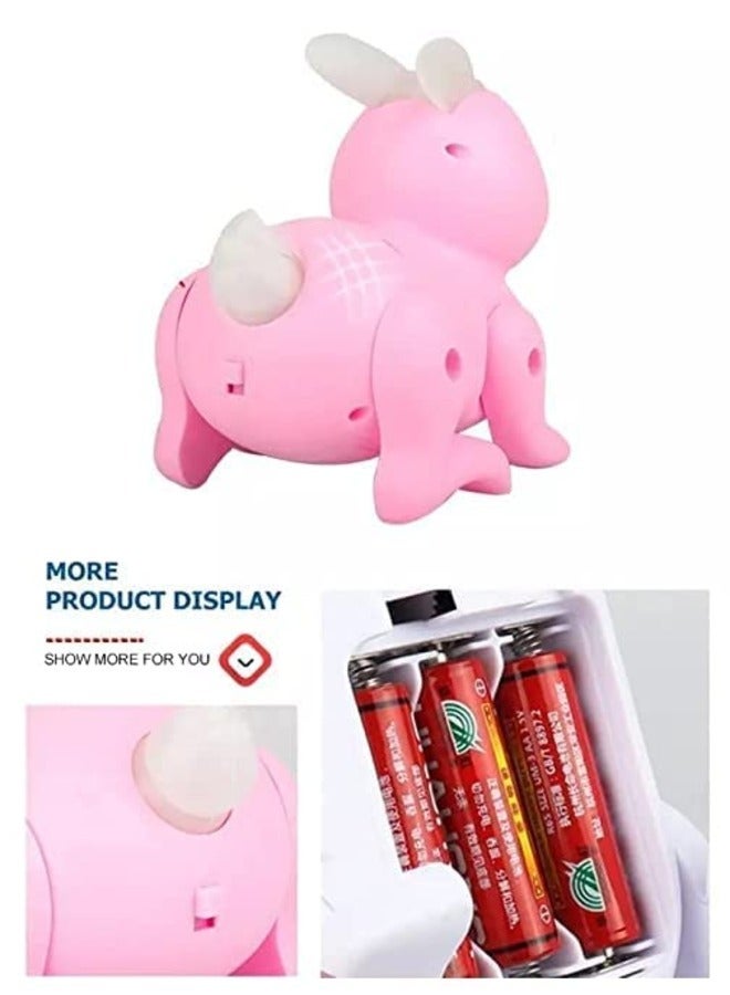 Battery Operated Sweet Sounds Jumping and Walking Rabbit Toy Electronic Bunny Walking Toy for Kids with Light and Music - Image 5