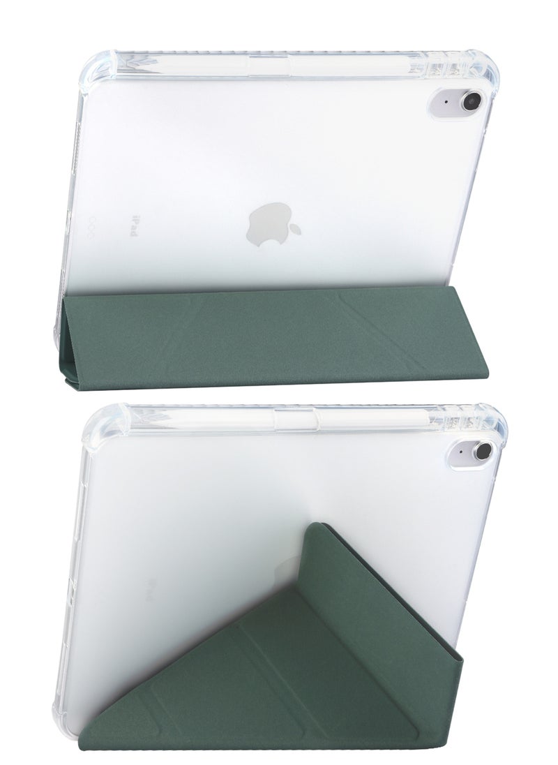 Hybrid Slim Case for iPad Mini 7 (A17 Pro) 2024 / iPad Mini 6 2021, [Built-in Pencil Holder] Shockproof Cover Clear Transparent Back Shell for iPad Mini 7th/6th Generation 8.3"