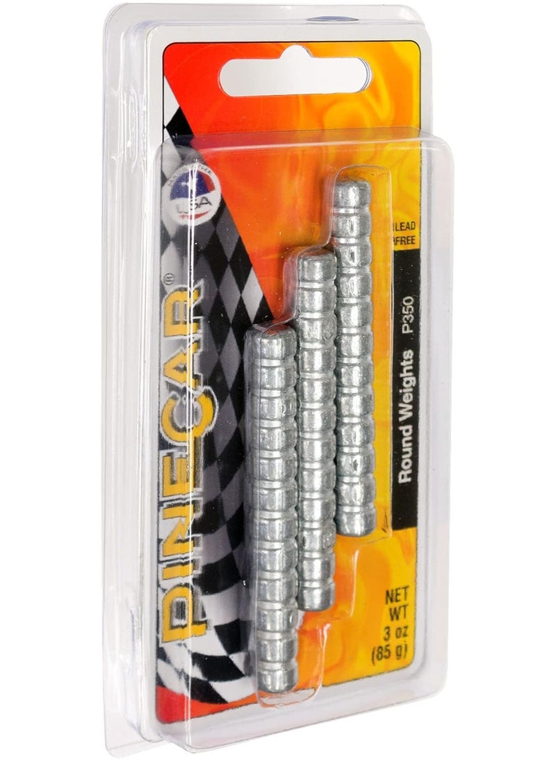 Pine Car Derby Pine Car Derby Round Weights, 1-Ounce, 3-Pack  - Image 1
