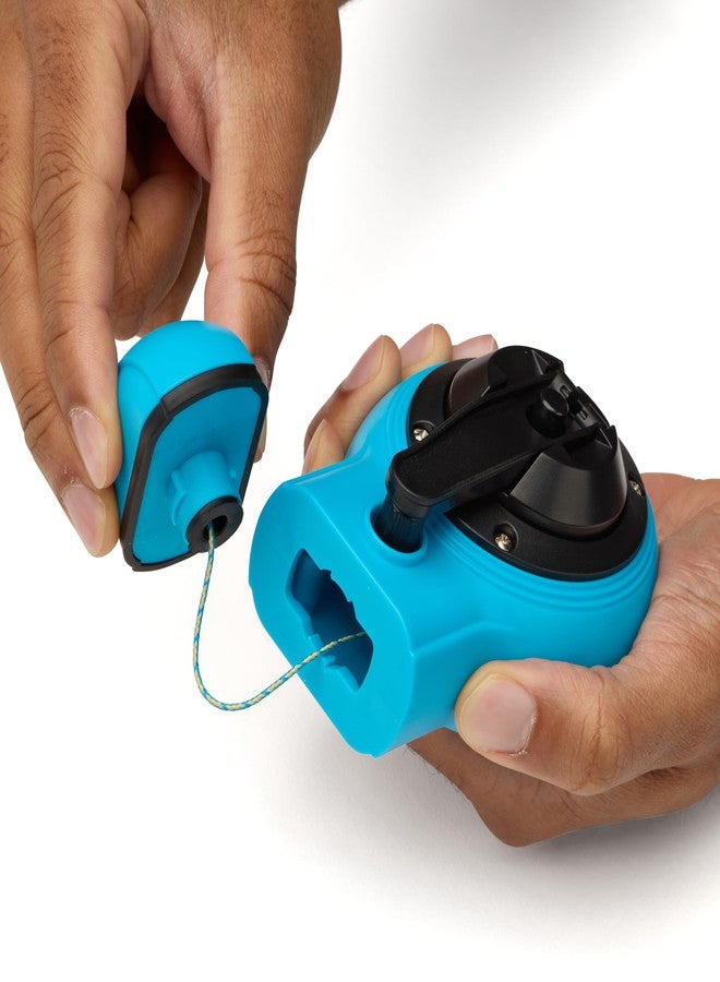 OX Pro Compact Chalk Reel with Kevlar Reinforced Line - 6 to 1 Gear Ratio with 100 Foot Line - Image 3