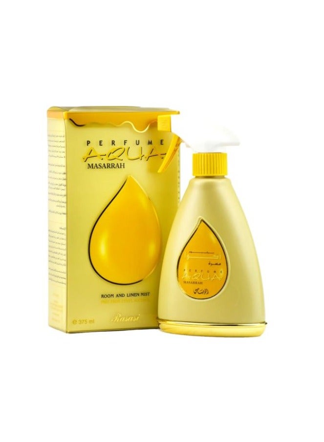 Rasasi Room & Linen Mist Freshener - Aqua Masarrah - 375ml - Image 3