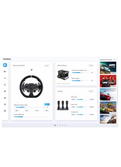 Moza MOZA R5 Racing Bundle – 5.5Nm Direct Drive, Aluminum & Leather, Adjustable Pedals, Black  - Image 5