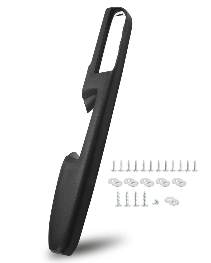 80994 Front Driver Side Armrest Repair Left Compatible with GMC Sierra Yukon 20102014 for Chevrolet Chevy Silverado Suburban Tahoe Avalanche with Door Release Handle Above Armrest Black 27in