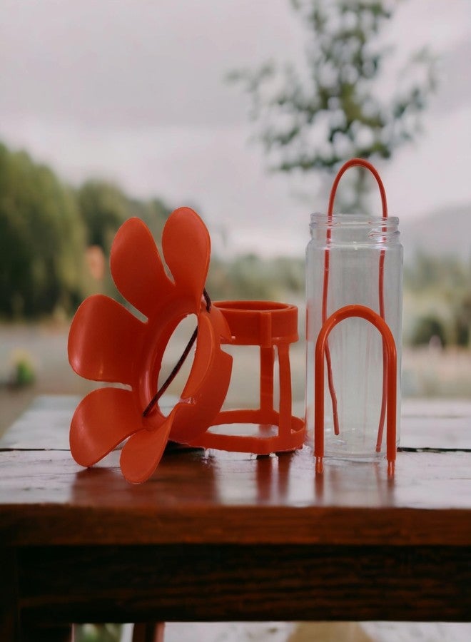 Songbird Essentials Jelly Bird Feeder, Oriole Feeder, Easy to Fill with Jelly or Jam, Plastic Jar Included. Fits Most 10-12 Ounce Jelly Jars - Image 5