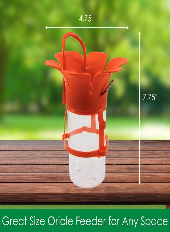 Songbird Essentials Jelly Bird Feeder, Oriole Feeder, Easy to Fill with Jelly or Jam, Plastic Jar Included. Fits Most 10-12 Ounce Jelly Jars - Image 3
