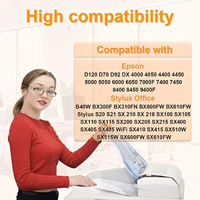 DC PRINTER CARTRIDGES COMPATIBLE WITH EPSON 71XL, T71XL FOR EPSON STYLUS B40W BX300F BX310FN BX600FW BX610FW STYLUS S21 SX100 SX105 SX110 SX115 SX200 SX205 SX210 SX215 SX218 SX400 DX8450 DX9400 - Image 3