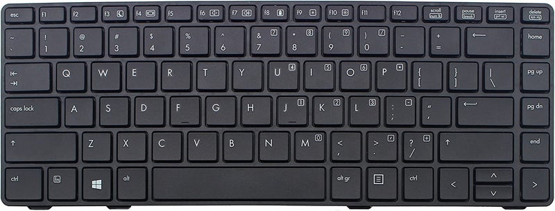 Wefly Laptop Keyboard Compatible for HP ProBook 6460b 6465b 6470b 6475b 8460p 8460w 8470p 8470w Serier Laptop 635769-001 641835-001 V119026BS13e Keyboard - Image 1