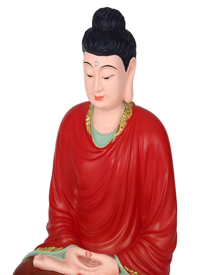 FENGSHUI-CAISHEN تمثال بوذا كبير من فنغ شوي-كايشن - بوذا جالس في وضعية التأمل، منحوتة شاكياموني يدوية الصنع لديكور المنزل والتأمل الزن، للاستخدام الداخلي والخارجي - Image 5