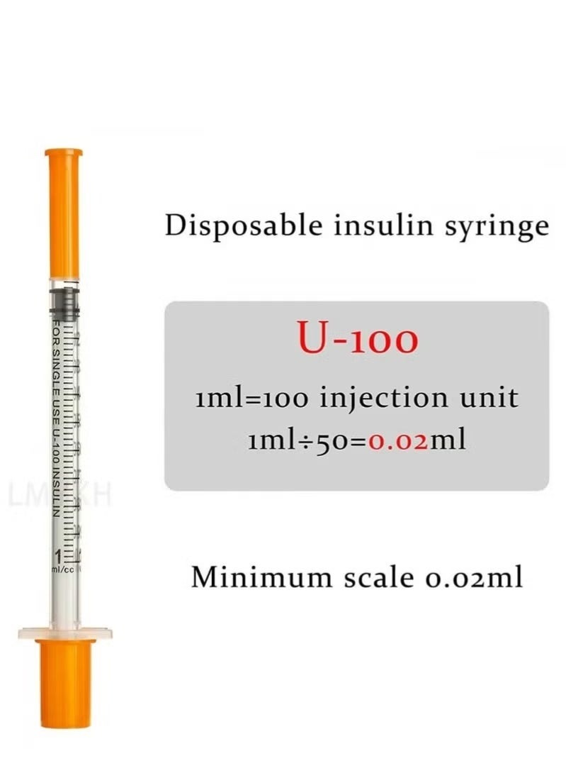BD Microfine Plus Syringes Insulin Injections, PD Needles, Size 1 ml 6 mm 100piece - Image 2
