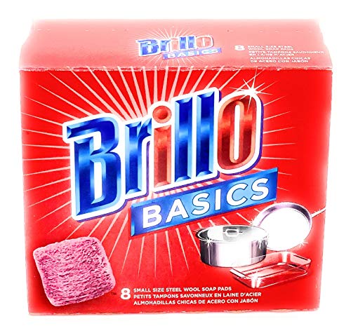 Brillo وسادات فرك الصلب من بريلو باسيكس، علبة 8 قطع - Image 2