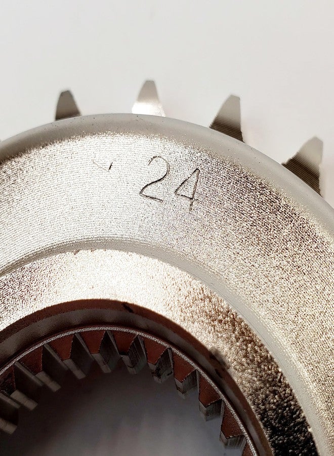 Billet Proof Designs 24 Tooth .81” Offset Transmission/Front Sprocket for Chain Drive Conversion - Fits 1985-2006 Harley Big Twin (EVO/Twin Cam) 5 Speed Models with Fine Spline Drive Gear - Use for use with 530 Chain - Image 3