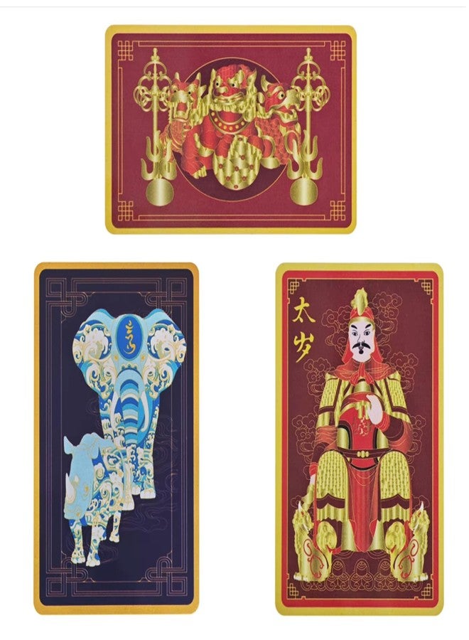 Fengshuibringluck Feng Shui 3 Celestial Guardians Card Anti-Burglary Card Amulet 2026 Tai Sui Amulet Acrylic Card Talisman 3PCS Set - Image 2