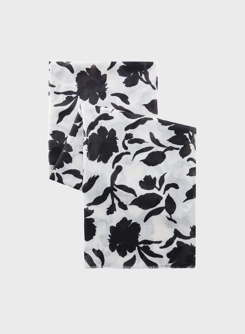 MANGO Foulard Bicolor Scarf