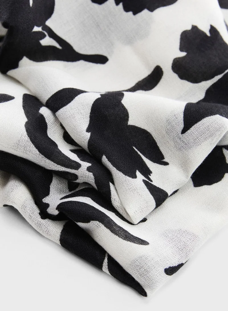 MANGO Foulard Bicolor Scarf
