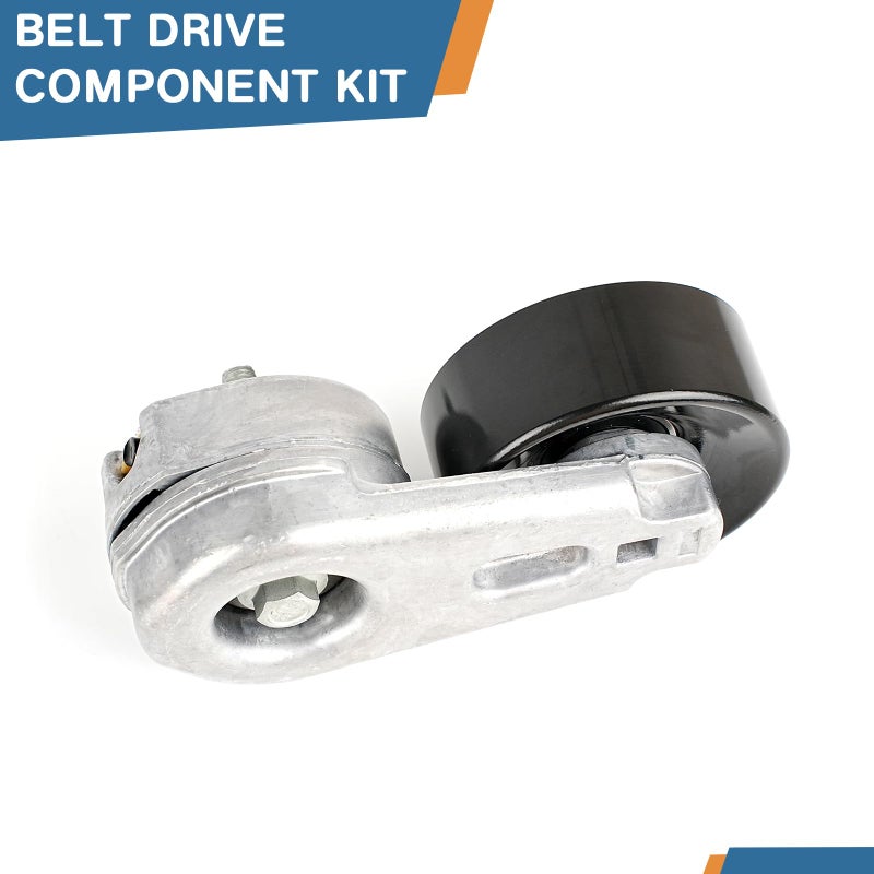 Baxzl Idler Pulley and Belt Tensioner Kit Serpentine Belt Kit for Ford F250 F350 F450 F550 Super Duty 2008 2009 2010 6.4L V8 DIESEL Replaces 90K-39051 90K39051 K080865HD 8PK2200 39051 36354 36492 - Image 5