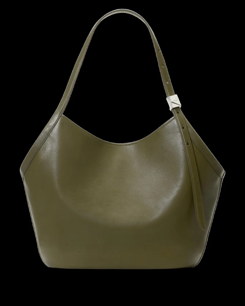 Kate Spade Deco Fine Grain Leather Tulip Tote