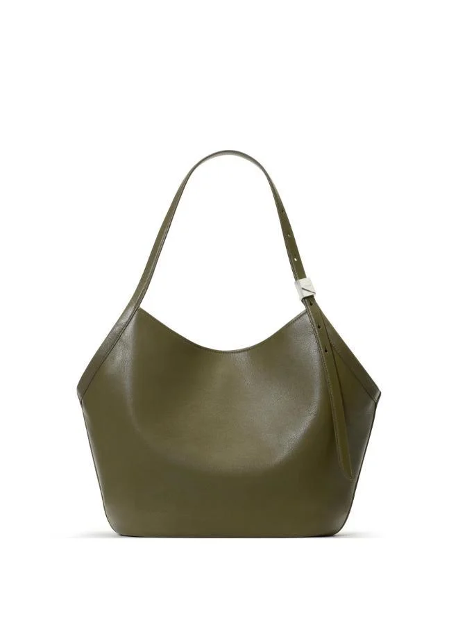 Kate Spade Deco Fine Grain Leather Tulip Tote