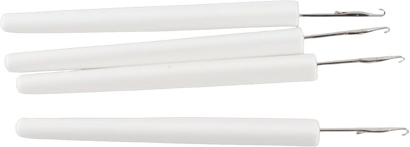 4pcs Pusher Crochet Needle, Transfer Crochet Needle for Knitting Machine, Stainless Steel and Plastic Crochet Hook with Smooth Finish for SK119 SK270 SK272 SK370, 3.6mm - Image 4