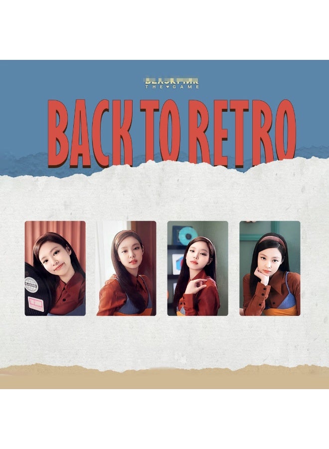 NIBEMINENT 4 Pcs Kpop BLACKPINK BPTG Lomo Cards Card For Fans Collection Gifts - Image 3