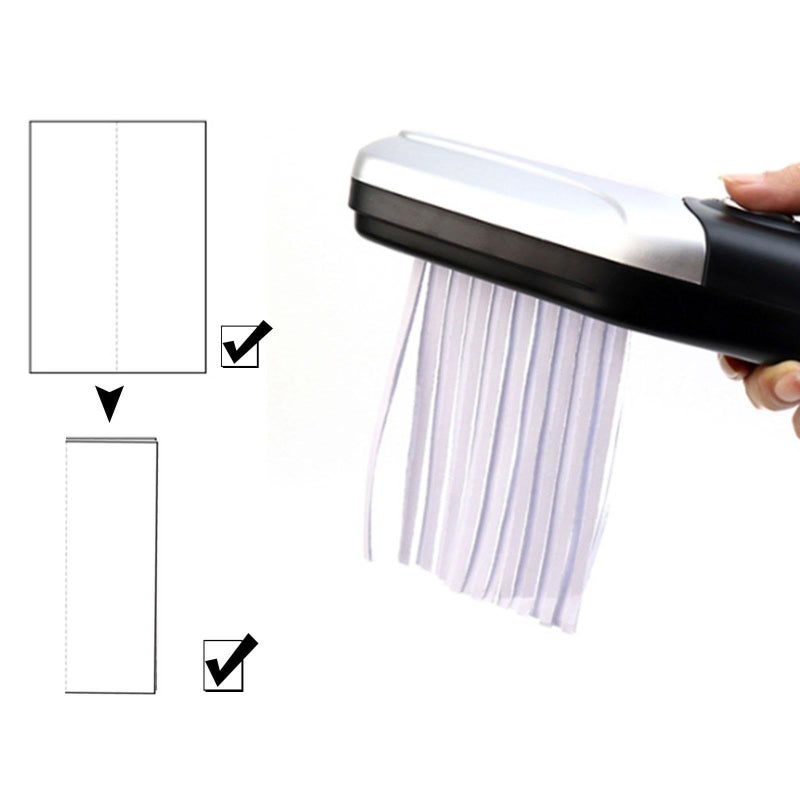 Compact Document Shredder For A6 A4 Paper Cutting Black - Image 5