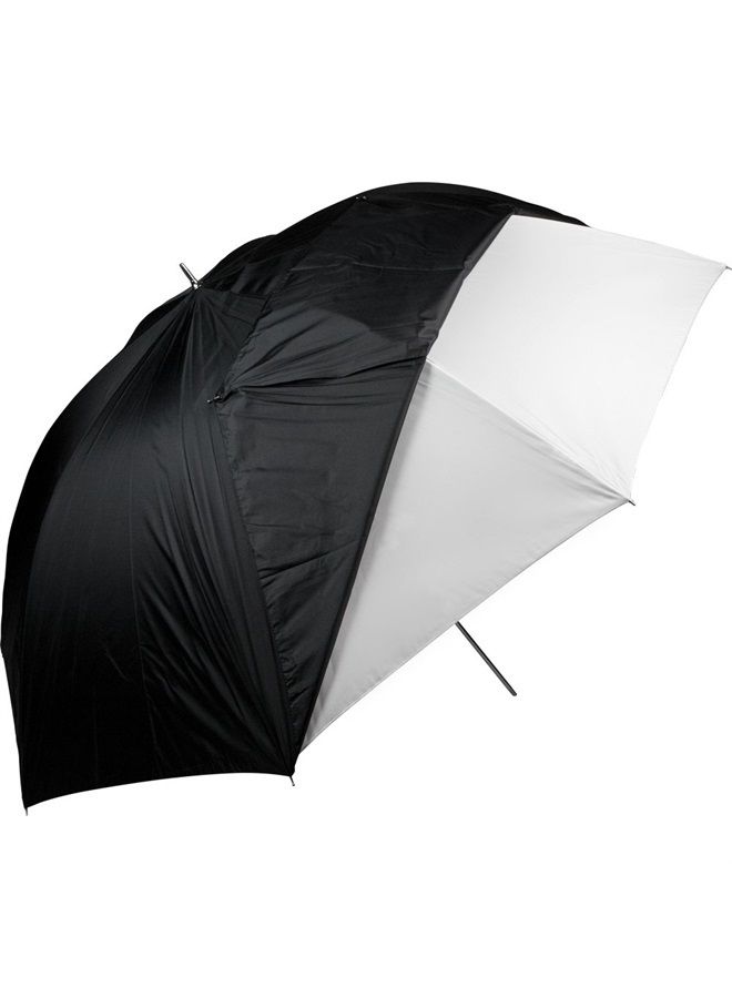 Westcott 2021 60-Inch Optical White Satin with Removable Black Cover Umbrella