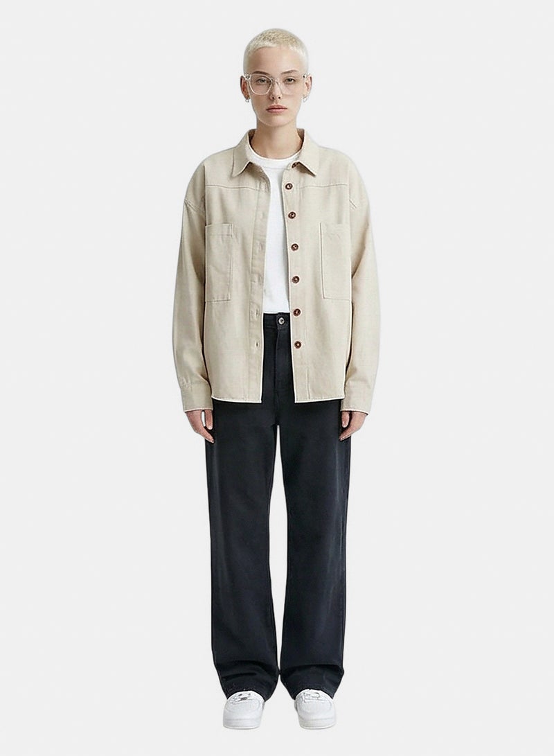 RAVIN Women Solid Casual Shirt with Front Pockets - Image 4