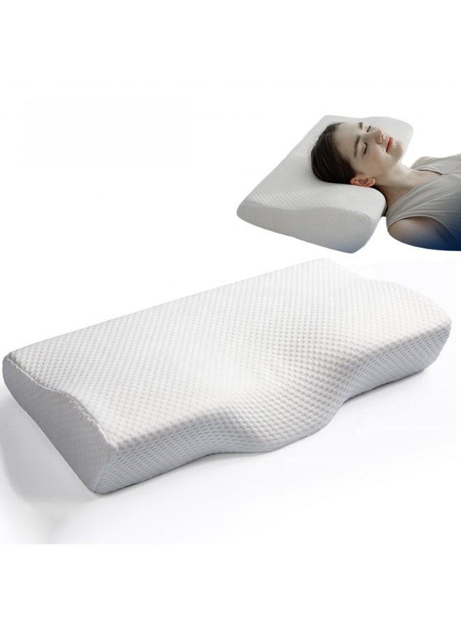تانجبلب مخدة طبية للرقبه للحصول علي الراحه المناسبه للرقبه والعمود الفقري مصنوعة من مواد ألمانية فوم ميموري تدعم العمود الفقري والرقبة وتمنع الشخير وتمنحك نومًا هادئًا وسادة رقبة طبية من الميموري فوم 40*55 - Image 1
