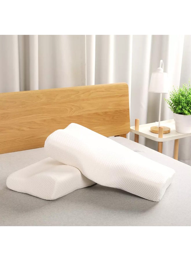 تانجبلب مخدة طبية للرقبه للحصول علي الراحه المناسبه للرقبه والعمود الفقري مصنوعة من مواد ألمانية فوم ميموري تدعم العمود الفقري والرقبة وتمنع الشخير وتمنحك نومًا هادئًا وسادة رقبة طبية من الميموري فوم 40*55 - Image 4