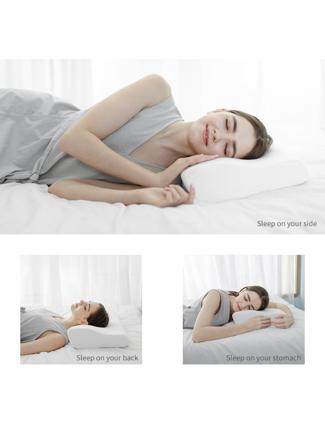 تانجبلب مخدة طبية للرقبه للحصول علي الراحه المناسبه للرقبه والعمود الفقري مصنوعة من مواد ألمانية فوم ميموري تدعم العمود الفقري والرقبة وتمنع الشخير وتمنحك نومًا هادئًا وسادة رقبة طبية من الميموري فوم 40*55 - Image 5