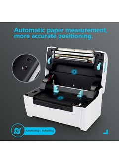 Generic Thermal Label Printer High Speed Shipping Label Printer USB BT Connection Support 40-110mm Paper Width Compatible with Windows for Supermarket Store Restaurant Logistic  - Image 5