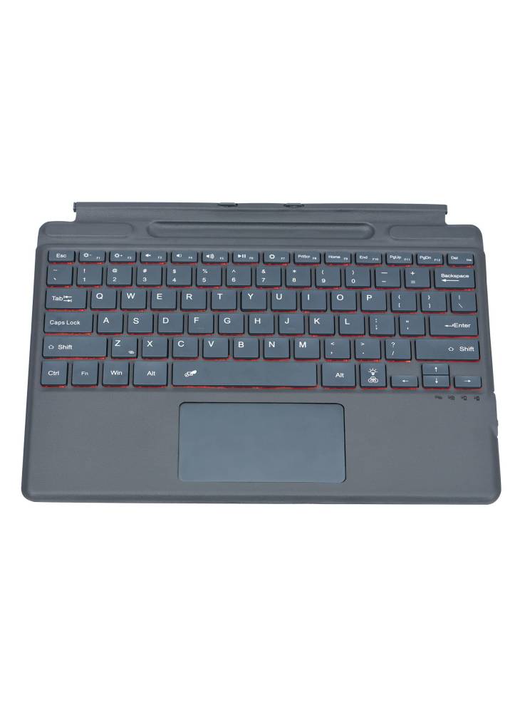 2089D for Microsoft Surface Pro 11/10/9/8/X Magnetic Adsorption Colorful Light Bluetooth-compatible Wireless Keyboard with Touchpad - Image 5