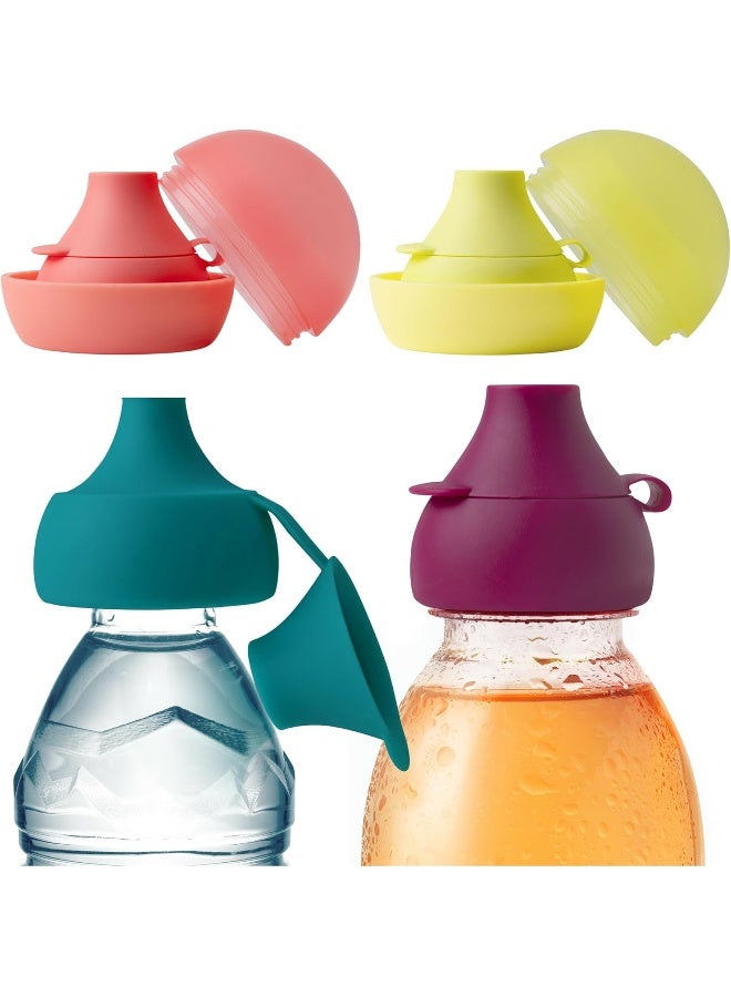 Boon Snug Sip Universal Water and Juice Silicone Bottle Toppers - Image 1
