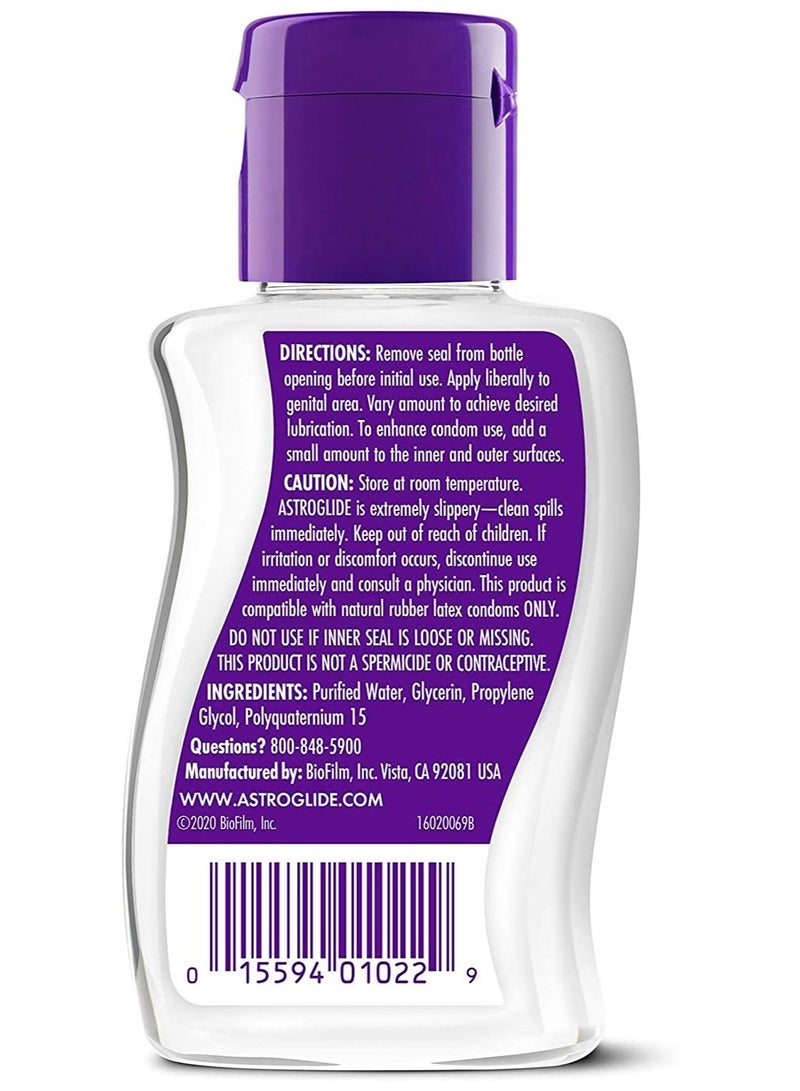 ASTROGLIDE سائل تشحيم شخصي قائم على الماء 74 مل - Image 3
