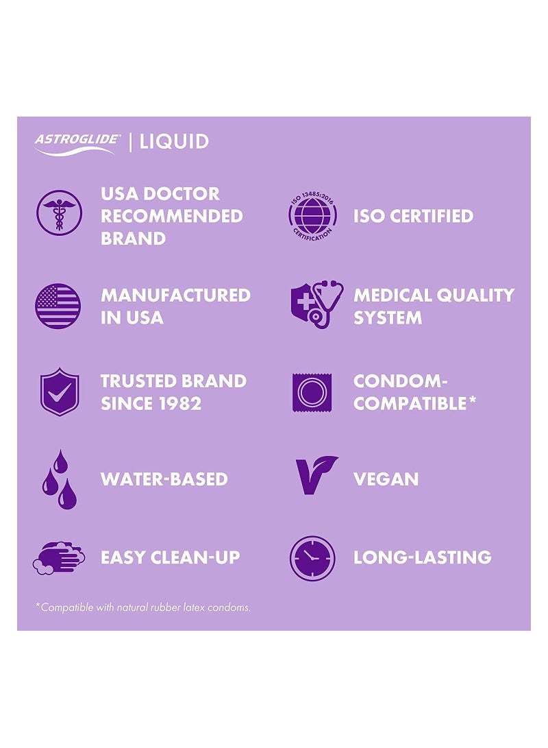 ASTROGLIDE سائل تشحيم شخصي قائم على الماء 74 مل - Image 4