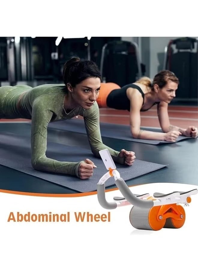 Generic - New Automatic Rebound Ab Roller Wheel with Elbow Support and Timer (Rondom Color) - Image 1